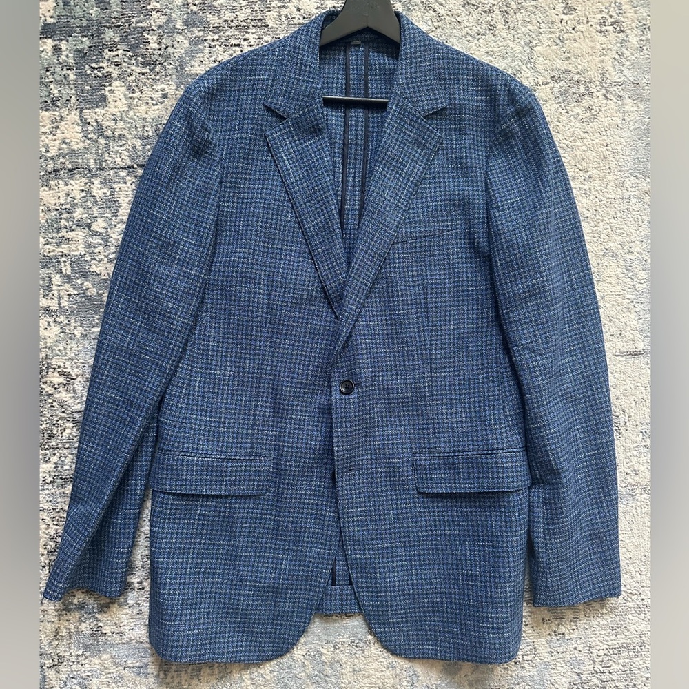 Bonobos Blue Checkered Blazer / Sport Coat